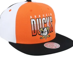 Anaheim Ducks Billboard 2 Orange/Black Snapback - Mitchell & Ness