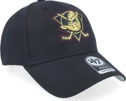 Anaheim Ducks Color Pop Metallic Mvp Black Adjustable - 47 Brand