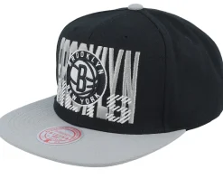 Anaheim Ducks Cross Check Black/Orange Snapback - Mitchell & Ness