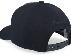 Anaheim Ducks Logo Classic Red Black/Black Adjustable - Mitchell & Ness