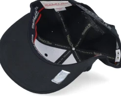 Anaheim Ducks Logo Classic Red Black/Black Adjustable - Mitchell & Ness