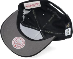 Anaheim Ducks Nightshade Pro Cap Vintage Black A-frame Adjustable - Mitchell & Ness