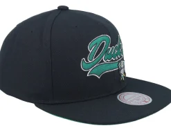Anaheim Ducks Oversweep Vintage Black Snapback - Mitchell & Ness