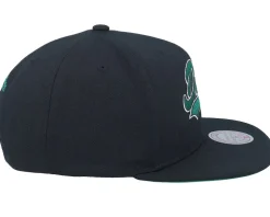 Anaheim Ducks Oversweep Vintage Black Snapback - Mitchell & Ness