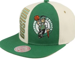 Anaheim Ducks Pop Panel Off White/Black Snapback - Mitchell & Ness