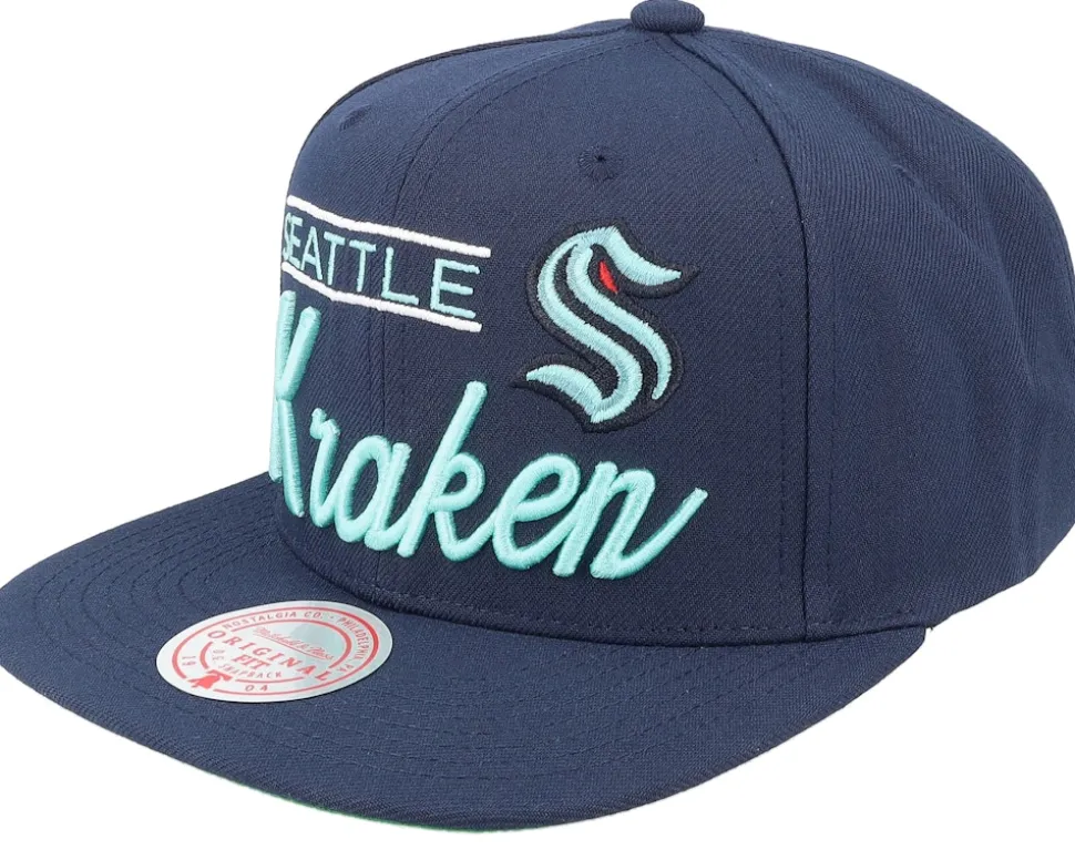 Anaheim Ducks Retro Lock Up Black Snapback - Mitchell & Ness