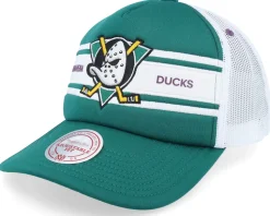 Anaheim Ducks Sideline Vintage Teal/White Trucker - Mitchell & Ness