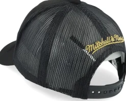 Anaheim Ducks Suede Black Trucker - Mitchell & Ness