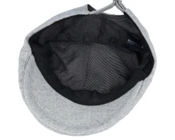 Anchor Patch Light Grey Ivy Flat Cap - Jack Anchor
