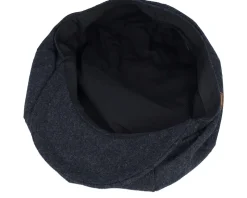 Anchor Shield Patch Charcoal Wool Bakerboy - Jack Anchor