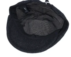 Anchor Shiled Patch Charcoal Wool Ivy Flat Cap - Jack Anchor