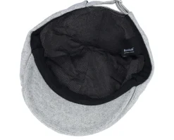 Anchor Shiled Patch Light Grey Ivy Flat Cap - Jack Anchor