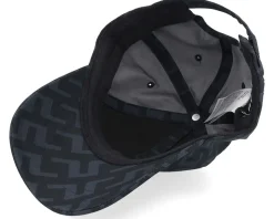 Anga Printed Cap Bias Bridge Black Adjustable - J.Lindeberg