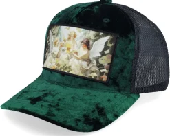 Angels & Money Velvet Peach/Ivory A-frame Trucker - Calza Pennello