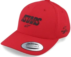 Angle Velo Tech Hat Red Adjustable - Alpinestars