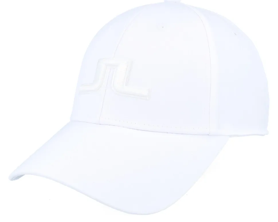 Angus Cap White Adjustable - J.Lindeberg