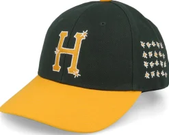 Anniversary 6 Panel Hat Green Adjustable - HUF