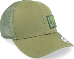 Antlers Patch Side Buck Green Trucker - Hunter