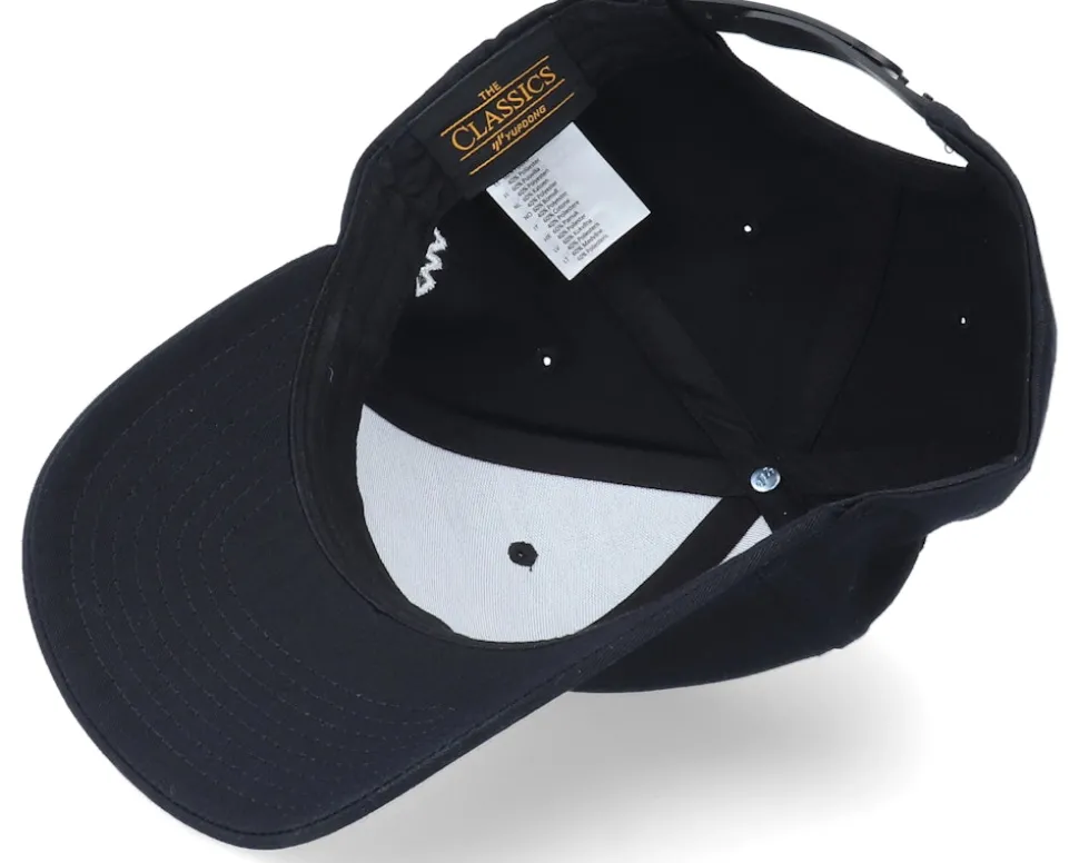 Aquarius Sodiac Sign Black Curved Adjustable - Astrology