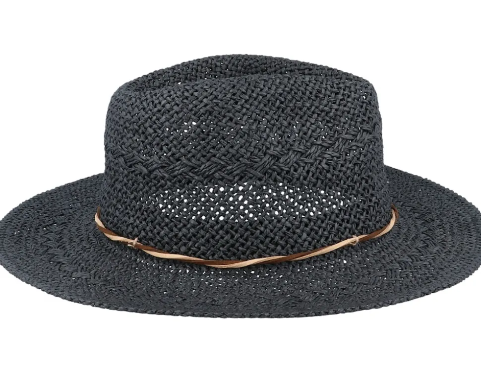 Arday Paper Black Straw Hat - Barts