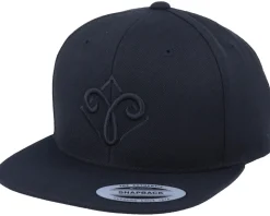 Aries 3D Black Snapback - Astrology