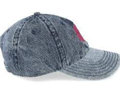 Aries Snow Washed Blue Denim Dad Cap - Delulu