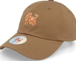 Arla Cow Tiny Logo Tan Dad Cap - Hatstore