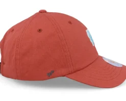 Arla Logo Eco Wash Rose Red Dad Cap - Hatstore
