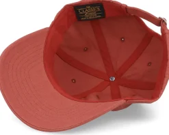 Arla Logo Eco Wash Rose Red Dad Cap - Hatstore