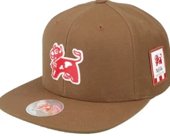 Arla Logo Side Patch Tan Snapback - Hatstore