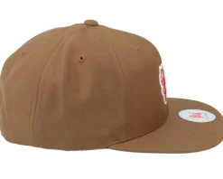 Arla Logo Side Patch Tan Snapback - Hatstore