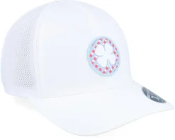 Arlo White W White Mesh W Patch Trucker - Black Clover