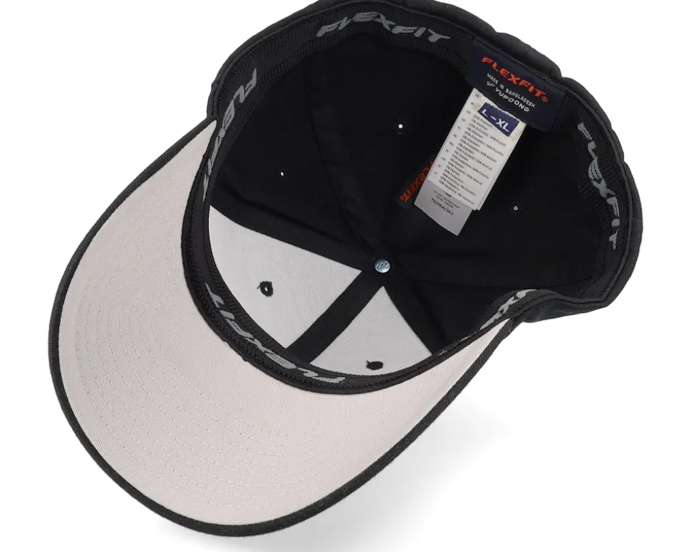 Army Skull Usa Black/Gold Flexfit - Army Head