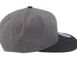 Army Skull Usa Charcoal/Black Snapback - Army Head