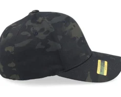 Army Skull Usa Gold Patch Multicam Black Camo Flexfit - Army Head