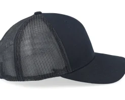 Army Skull Usa Gold Patch Black Trucker - Army Head