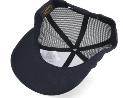 Army Skull Usa Gold Patch Black Trucker - Army Head