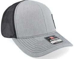 Army Skull Usa Heather Grey/Black Trucker - Army Head