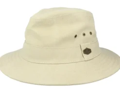 Assen Washed Cotton Beige Hat - MJM Hats