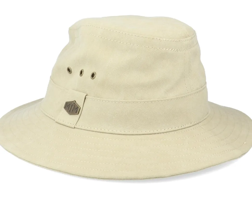 Assen Washed Cotton Beige Hat - MJM Hats