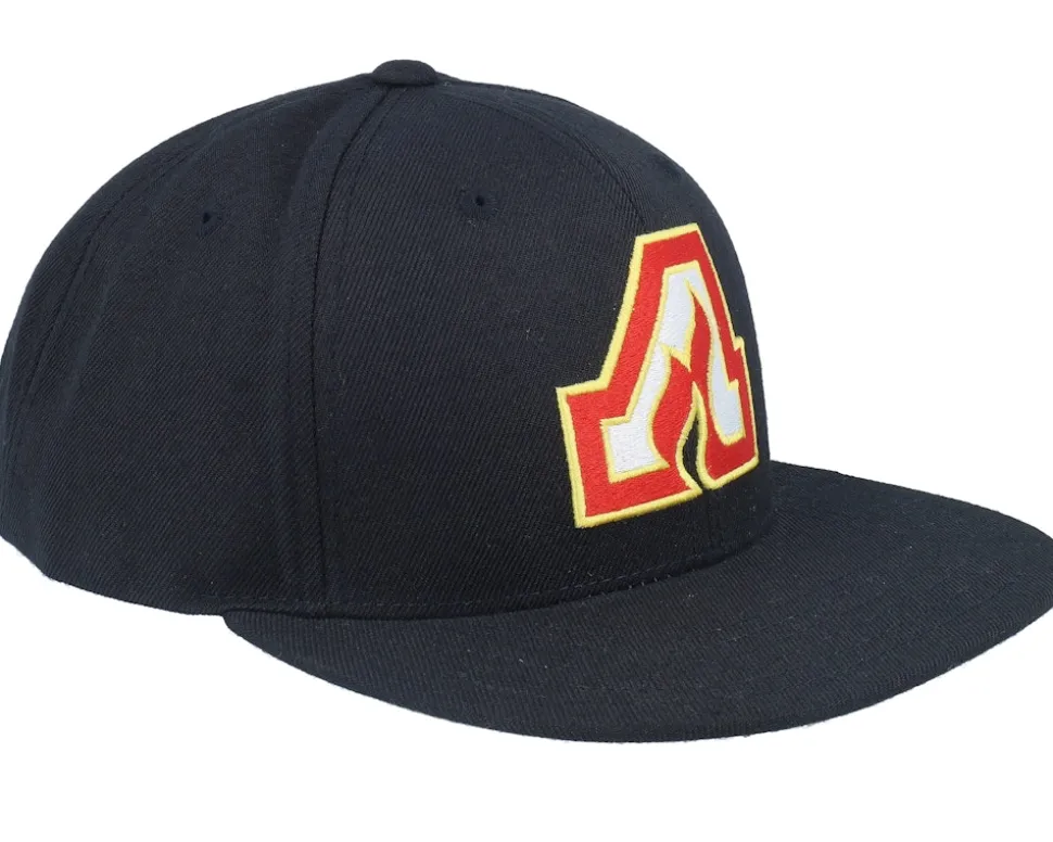 Atlanta Flames NHL Archive 400 Black Snapback - American Needle