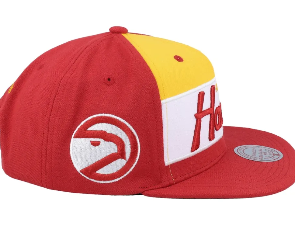 Atlanta Hawks Retro Sport Hwc Red Snapback - Mitchell & Ness