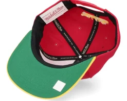 Atlanta Hawks Team 2 Tone 2.0 Red/Yellow Snapback - Mitchell & Ness