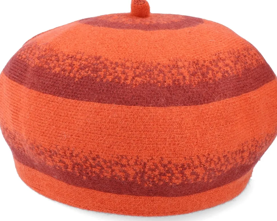 Audrey Darck Brick/Phoenix Orange Beret - Brixton