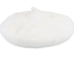 Audrey Ii Fuzzy Off White Beret - Brixton