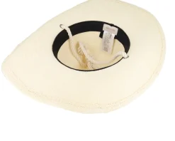 Austin Cowboy Hat Bone Straw Hat - Brixton