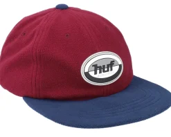 Avalanche Polar Fleece Hat Merlot Strapback - HUF