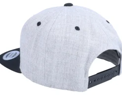 Axe Cross Logo Heather Grey/Black Snapback - Vikings