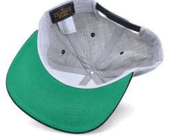 Axe Cross Logo Heather Grey/Black Snapback - Vikings