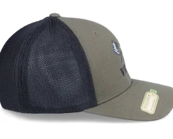 Axe Cross Logo Mesh Olive/Black Flexfit - Vikings